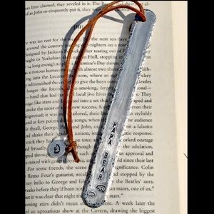 handmade Accessories - Hand stamped metal bookmark handmade Accessories - Hand stamped metal bookmark